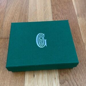 Green Goyard gift box